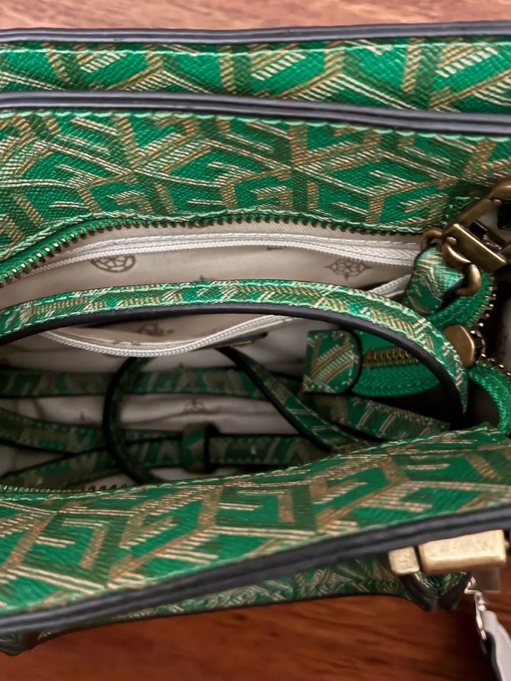 Bundle of 2 GUESS Satchel with crossbody strap